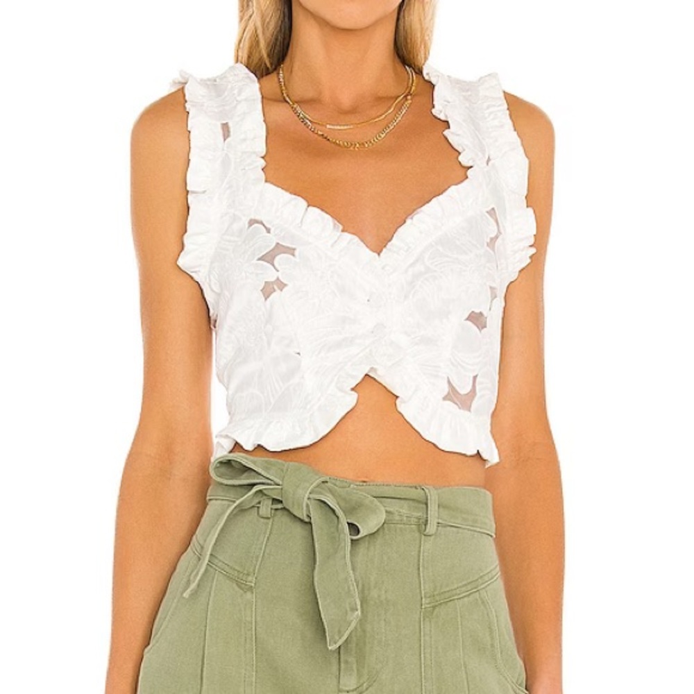 For love and lemons Evelyn top size medium